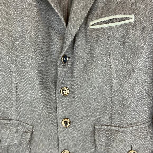 Berteil 116145 Shacket, Navy Blue - Size 48 (*EST* US Medium) - Picture 3 of 7